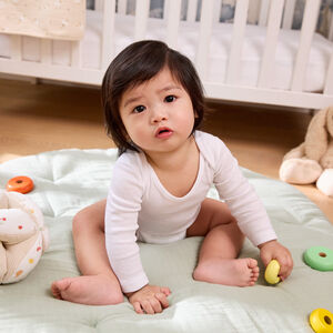 Pack de 5 bodies de manga larga blancos para bebé 