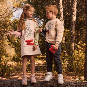 Ropa sudadera efecto color block Minnie Disney para niña 