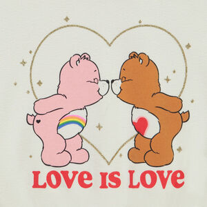 Sudadera oversize con estampado brillante de Los Ositos Cariñosos para bebé niña 