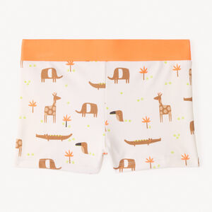 Bañador de boxer con estampado de animales de la sabana para bebé niño 