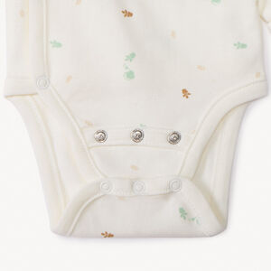 Pack de 2 bodies evolutivos de manga larga para bebé 