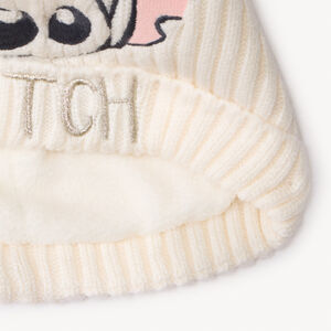 Gorro de punto acanalado Stitch Disney para bebé niña 