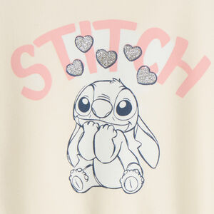 Sudadera oversized con estampado de Stitch de Disney niña. 