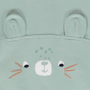 Pelele de jersey estampado tigre para bebé niño 