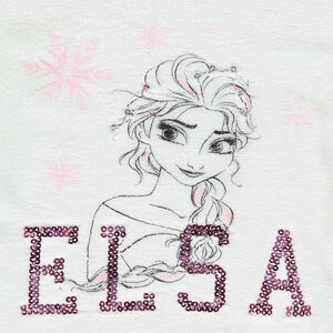 Pijama de terciopelo estampado Elsa  Frozen para niña 