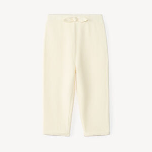 Pantalón de chándal para niña bebé de punto con diseño. 
