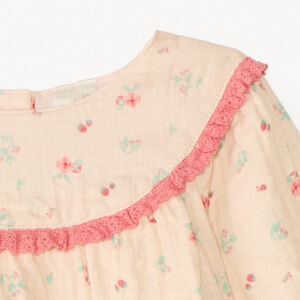 Ropa de gasa con estampado de flores niña bebé 
