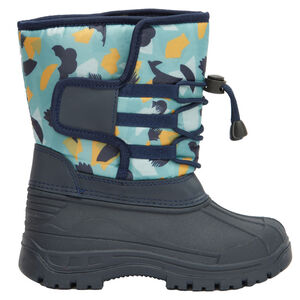 Botas de esquí con velcro y estampado gráfico para bebé niño 