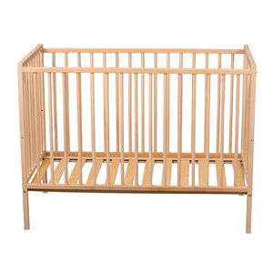 Cuna con barrotes Pocket 2.0 60 x 120 cm - Natural barnizado 