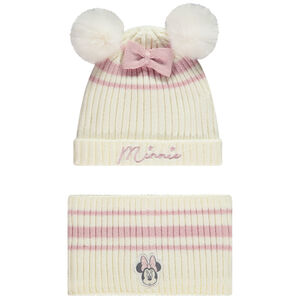 Conjunto gorro y snood Minnie Disney para bebé niña 