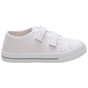 Zapatillas blancas de tela con velcros de la 24 a la 35 Main Zapatillas blancas de tela con velcros de la 24 a la 35