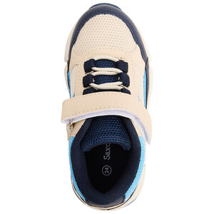 Zapatillas deportivas con cordones elásticos y velcro para niño 