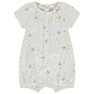 Combinaison corta estampado unicornios para bebé niña  Main Combinaison corta estampado unicornios para bebé niña