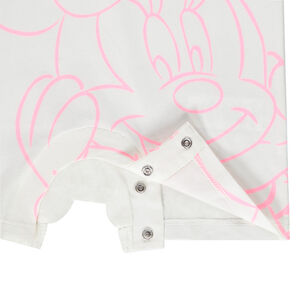 Pelele corto de punto de jersey con estampado de Minnie Disney para bebé niña 