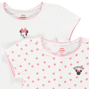 Pack de 2 bodies de manga corta Minnie Disney niña 