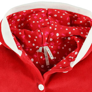 Capa de terciopelo de estilo navideño 