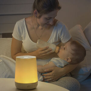 Luz de compañía con sonido blanco 