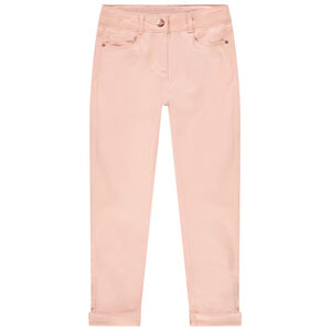 Pantalón liso de sarga niña 
