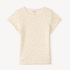 Camiseta de niña de manga corta con estampado original 