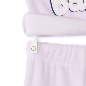 Conjunto de pijama de terciopelo Bambi Disney para bebé niña con acabados diferentes según la edad 