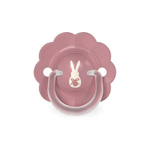 Chupete tetina fisiológica silicona SX PRO Wonder 6-18M Rosa decorado 