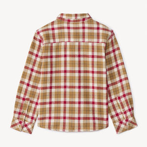 Camisa de manga larga a cuadros para niño 