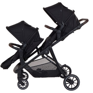 Coche gemelar Leila - Negro 