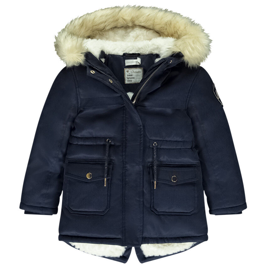 Moda nina Chaqueta parka chaleco de 2 a 14 anos Orchestra