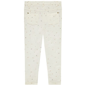 Jeggings de felpa estampados para bebé niña 