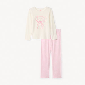 Set pyjama en velours Stitch Disney pour fille  Main Set pyjama en velours Stitch Disney pour fille