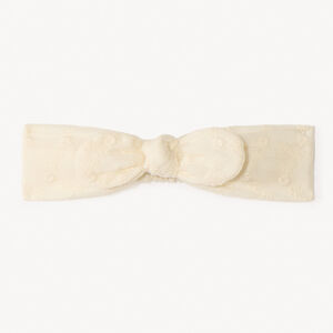 Banda de tul con efecto bordado para bebé niña 