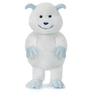 Peluche Eddie el yeti 34cm - Blanco y azul 