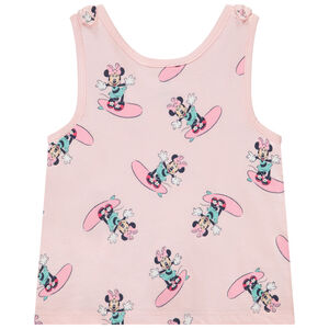 Camiseta sin mangas con estampado de Minnie Disney para bebé niña 