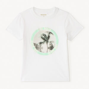 Camiseta de manga corta con estampado divertido para niño 