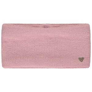 Snood de punto liso con interior de polar y corazón bordado para bebé niña 