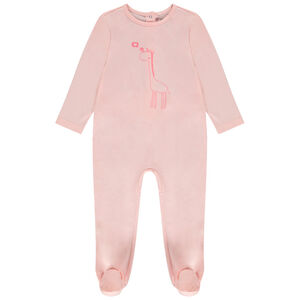 Pelele de punto de jersey con estampado fantasía para bebé niña 