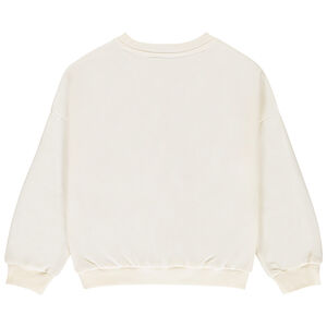 Sudadera de felpa oversize con motivos efecto pétalos 3D niña 