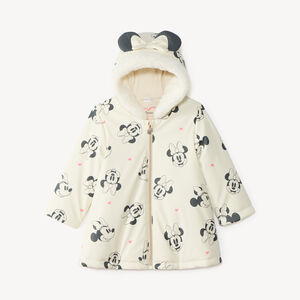 Parka con capucha divertida para bebé niña Minnie Disney 