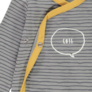 Pack de 7 bodis de manga larga de algodón fantasía para bebé niño 