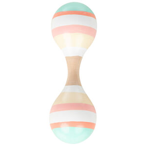 Maraca doble pequeña de madera Crazy Colors - Rosa Main Maraca doble pequeña de madera Crazy Colors - Rosa