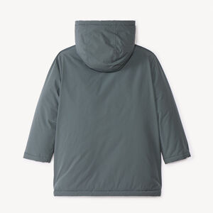 Parka acolchada con capucha desmontable para niño 