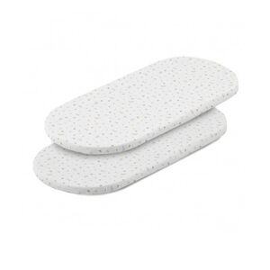 Sábana bajera moisés y carro Pack 2 uds. Rabbit Beige 