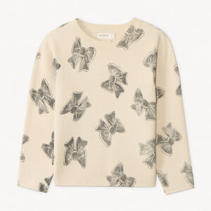 Sweat oversize en milano imprimé fantaisie pour fille  Main Sweat oversize en milano imprimé fantaisie pour fille