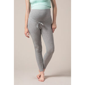 Pantalón de pijama de premamá de punto jaspeado acanalado 