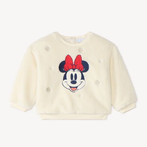 Sudadera polar oversize para bebé niña Minnie Disney 