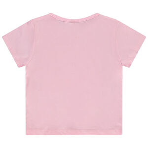 Camiseta manga corta estampado fantasía Barbie niña 