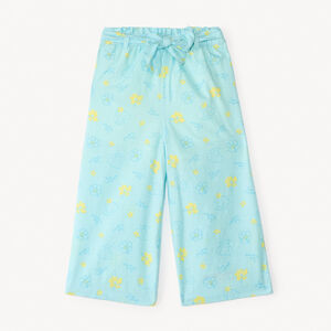 Pantalones cortos fluidos con estampado de conchas para niña 