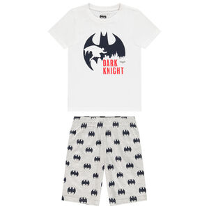Pijama camiseta + pantalón corto estampado Batman Warner para niño 