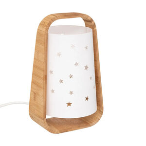 Lampe de chevet en bambou Étoiles 