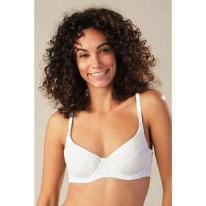 Sujetador de embarazo y lactancia con aros y estampado floral 